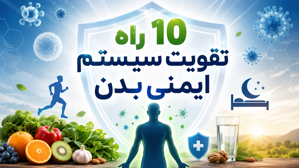 ۱۰ راه تقویت سیستم ایمنی بدن