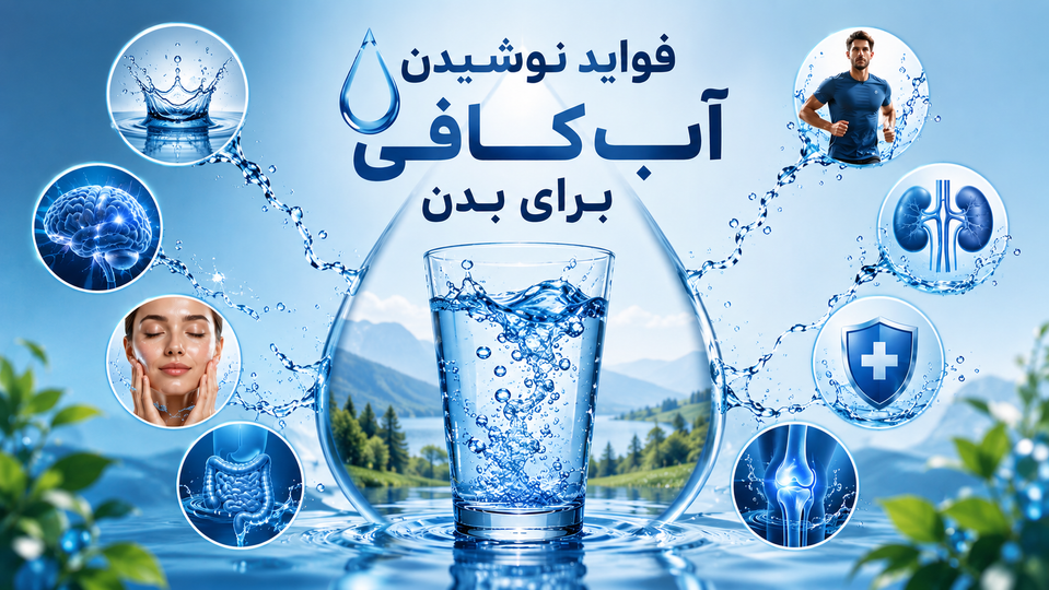 نوشیدن آب کافی برای بدن چه فایده هایی دارد