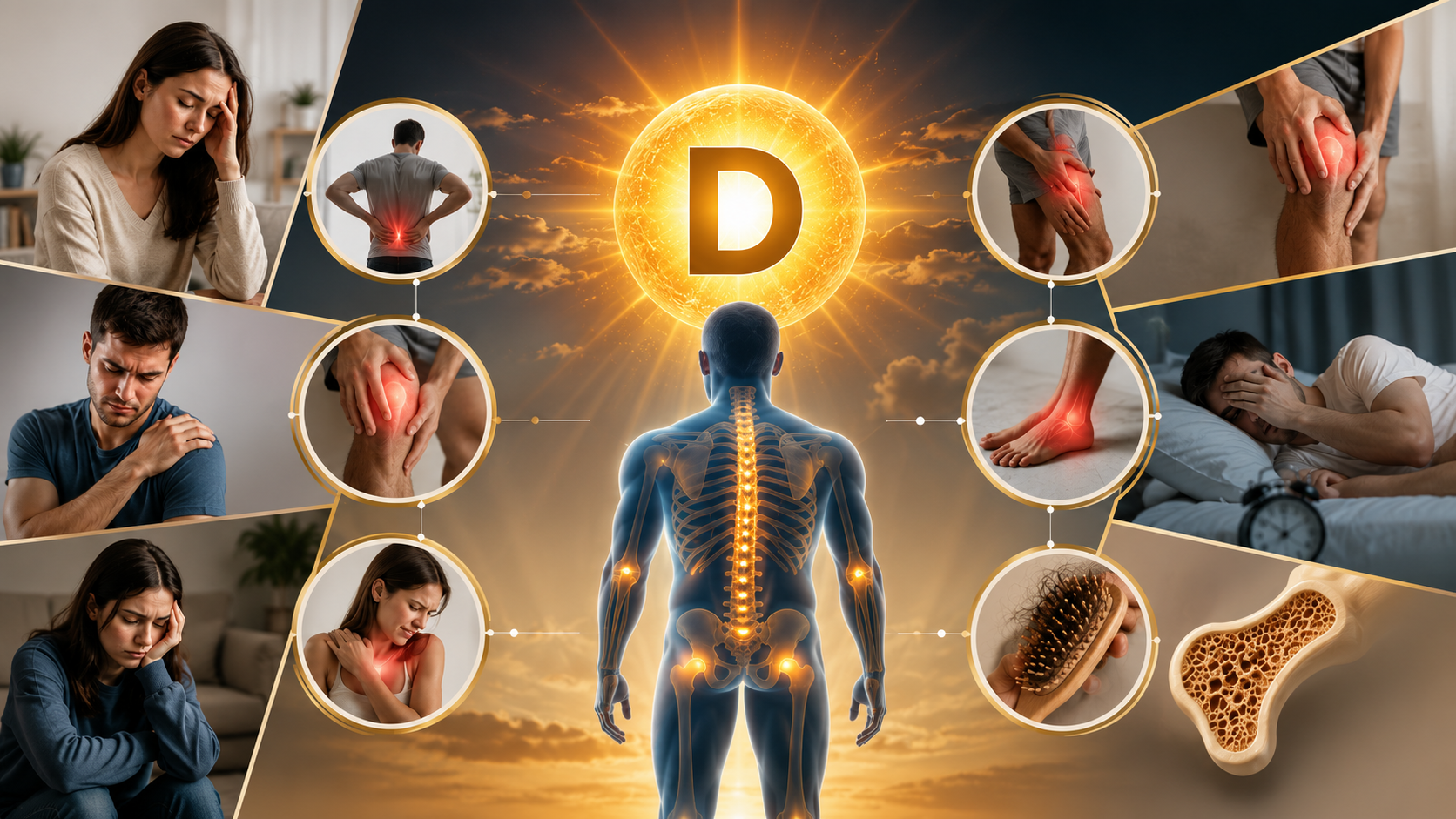 علائم کمبود ویتامین D